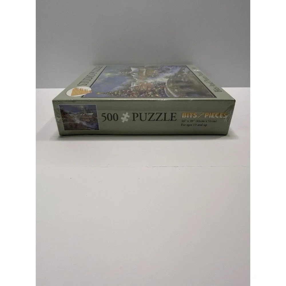 Bits And Pieces Studio Puzzle 500 Pieces Winter Village Christmas Scene Sealed